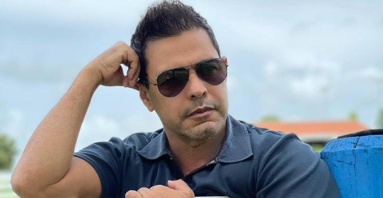 Zezé Di Camargo esbanja plenitude ao posar para lindo clique: ”Final de tarde por aqui!”