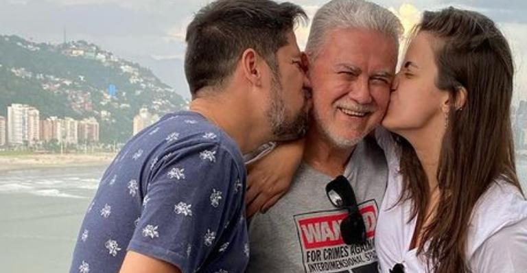 Phelipe Siani homenageia o sogro, que faleceu vítima de câncer: ”Você deixa um legado de amor”