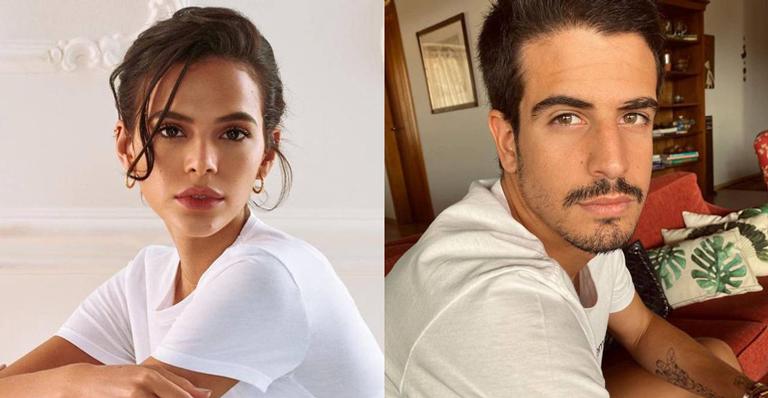 Bruna Marquezine e Enzo Celulari assistem ao Grammy juntos