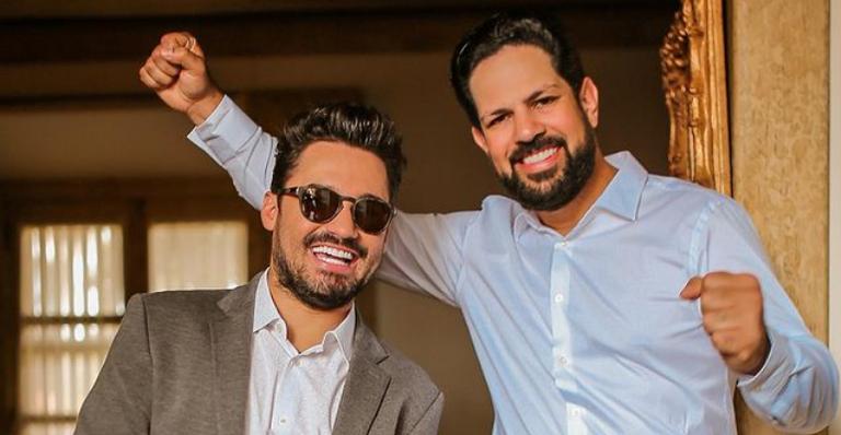 Fernando Zor esbanja plenitude ao curtir a tarde com Sorocaba: ”Parceiro e irmão”