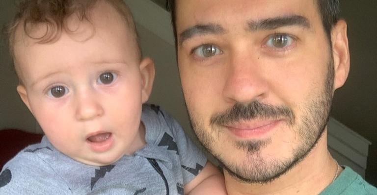 Marcos Veras posta clique sorridente do filho e se derrete: ”Minha alegria diária”