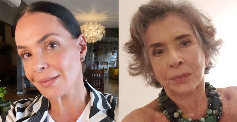 Carolina Ferraz relembra gravações de ‘Pecado Capital’ com Betty Faria e web reage: ”Deusas da TV”