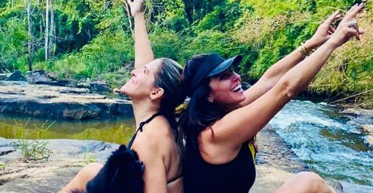 Ingrid Guimarães parabeniza Giovanna Antonelli nas redes: ”Melhor companhia de vinhos e risadas”