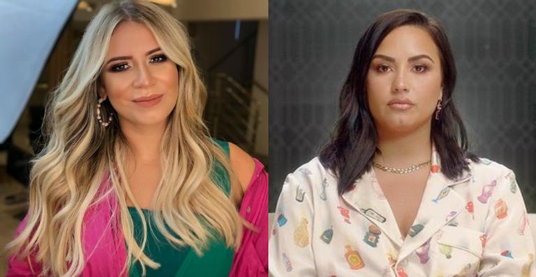 Marilia Mendonça revela admiração por Demi Lovato: ”Já era fã da música, hoje admiro muito”