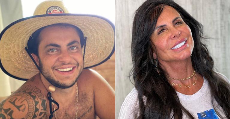 Thammy Miranda resgata clique com Gretchen e se emociona: ”Saudade do colo de mãe!”