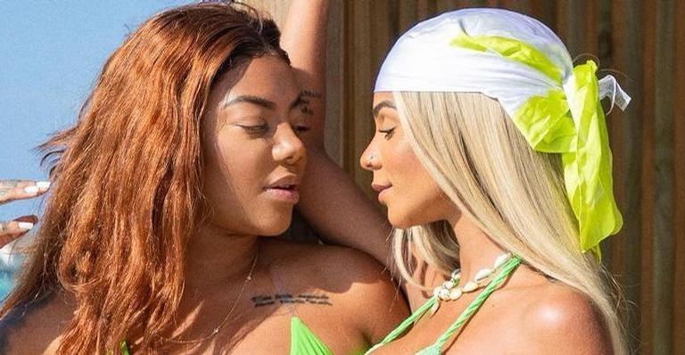 Ludmilla compartilha vídeo com Brunna Gonçalves e se declara: ”Te amo”