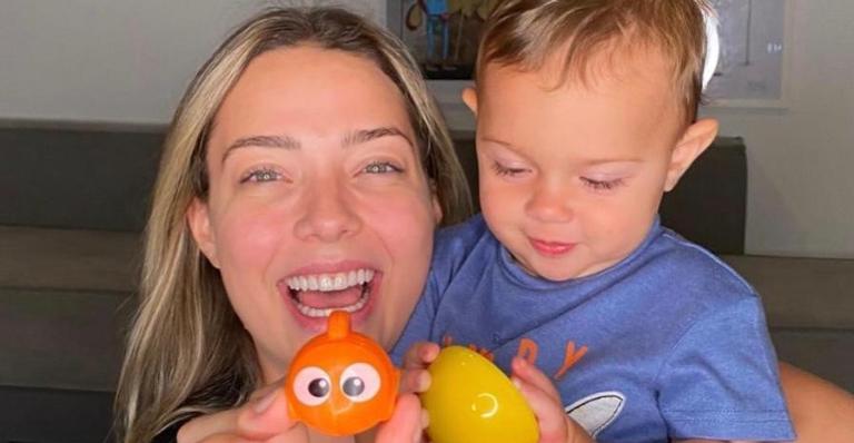Carol Dantas encanta ao compartilhar vídeo de Valentin chamando galinhas para brincar