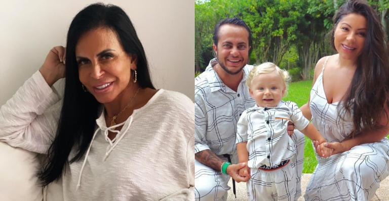 De biquíni, Gretchen dança com Thammy, Andressa e Bento na beira da piscina