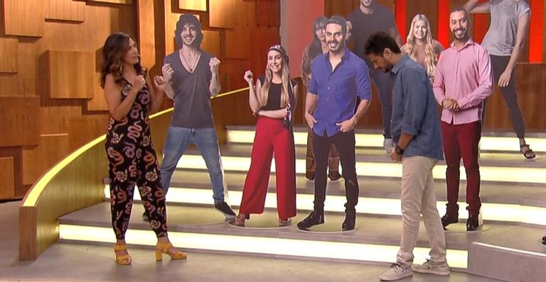 No ‘Encontro’, Fátima Bernardes avisa que a votação do paredão está acirrada entre dois brothers