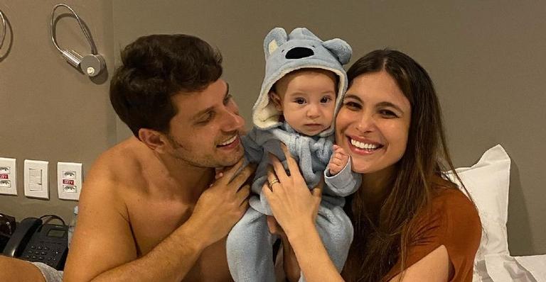 Kamilla Salgado captura momento perfeito entre Elieser e Bento: ”Amores da minha vida”