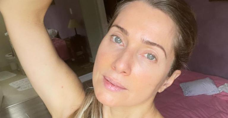Leticia Spiller publica clique matinal e manda mensagem para os seguidores: ”Continuem se cuidando’