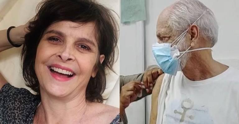 Drica Moraes comemora vacinação do padrasto contra a Covid-19: ”Viva”