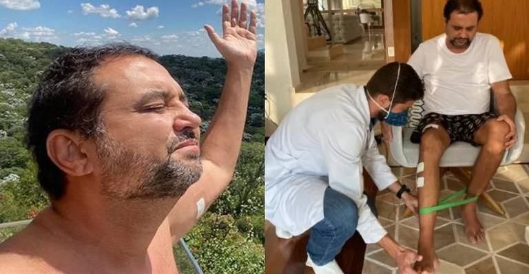 Geraldo Luís revela que perdeu movimentos da perna direita após Covid-19: ”Agora só fisioterapia”
