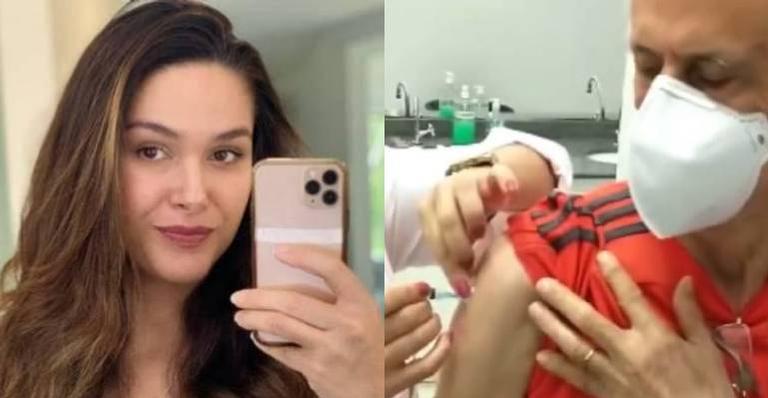 Fernanda Machado comemora vacinação do pai contra a Covid-19: ”Coração um pouquinho mais aliviado”