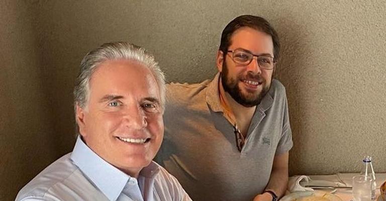 Roberto Justus comemora aniversário do filho, Ricardo: ”Dia do meu primogênito”