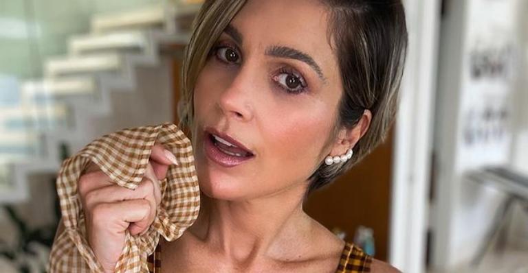 Flávia Alessandra faz bate e volta em São Paulo e intriga fãs: ”Spoiler?”