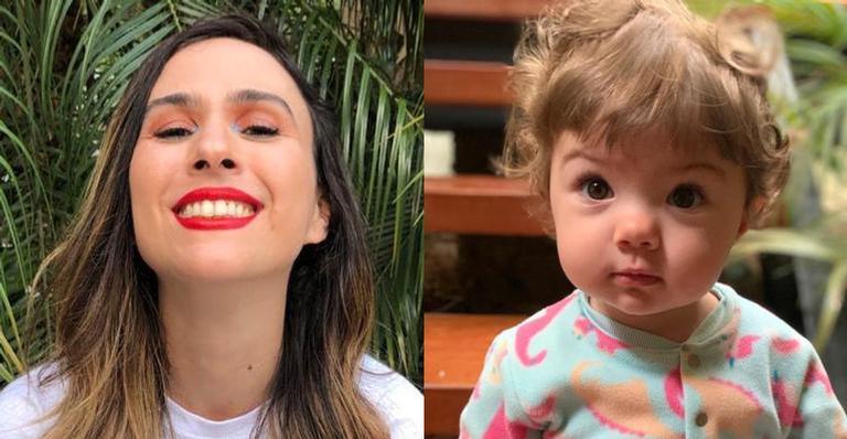 Tatá Werneck compartilha vídeo fofíssimo com a filha, Clara Maria: ”Amor da vida da mamãe”