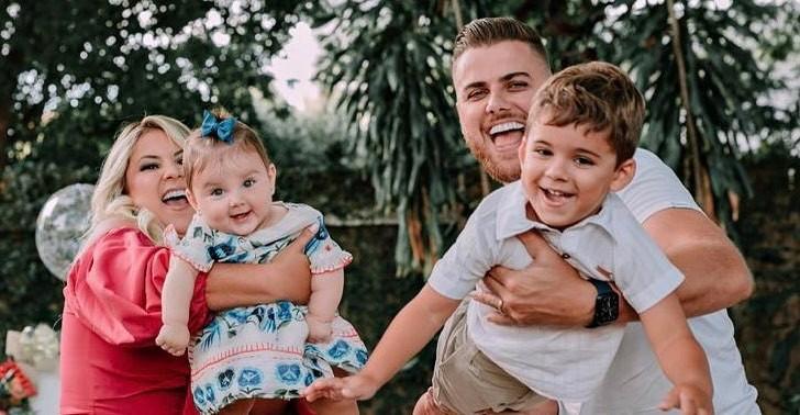 Filhos de Natália Toscano e Zé Neto protagonizam ensaio de fotos em clima de Páscoa