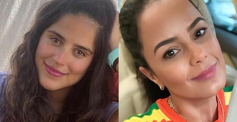 Luciele Di Camargo encanta a web ao registrar seu primeiro encontro com a afilhada, Julia