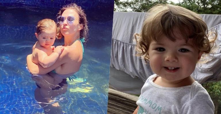 Tatá Werneck explode fofurômetro ao mostrar Clara Maria fazendo pé de bailarina