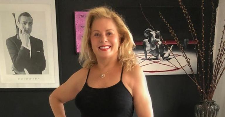 Vera Fischer aposta em top e ostenta barriga chapada: ”Tão maravilhosa”