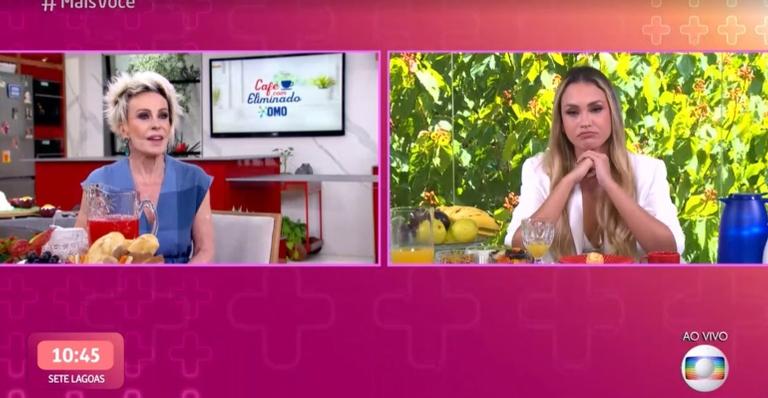 No ‘Mais Você’, Ana Maria Braga expõe comentários de Sarah sobre a pandemia: ”Não levou a sério”
