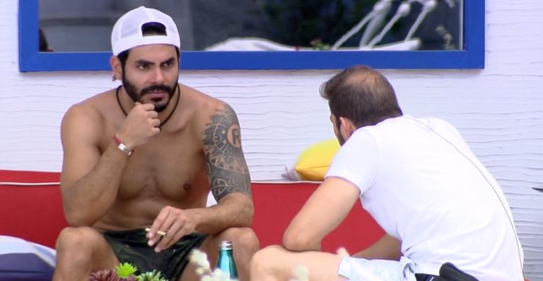 BBB21: Caio e Rodolffo conversam sobre os próximos paredões: ”Vamos estar em quase todos”