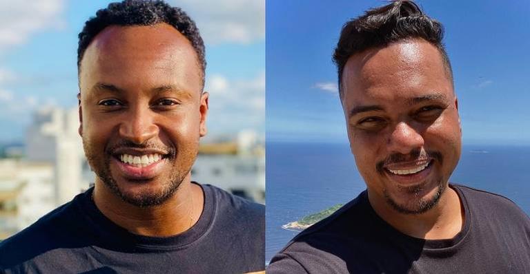 Thiaguinho comemora aniversário de Bruno Cardoso, do Sorriso Maroto: ”Sou teu fã”