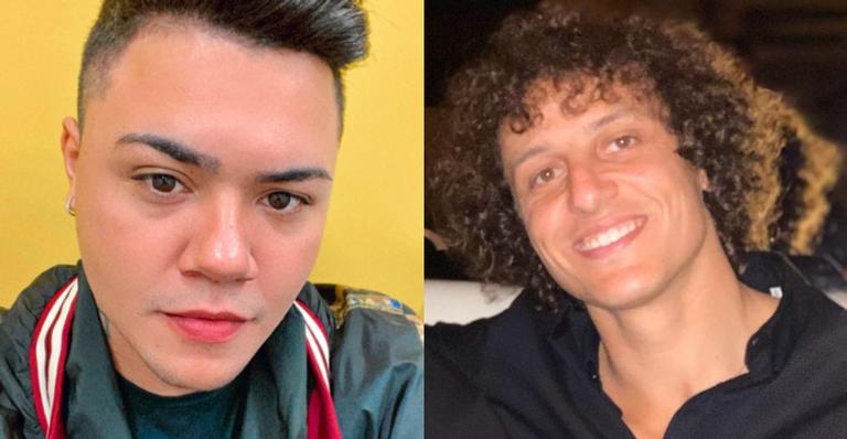 Felipe Araújo relembra encontro com David Luiz e brinca: ”Jogador não olha pra foto”