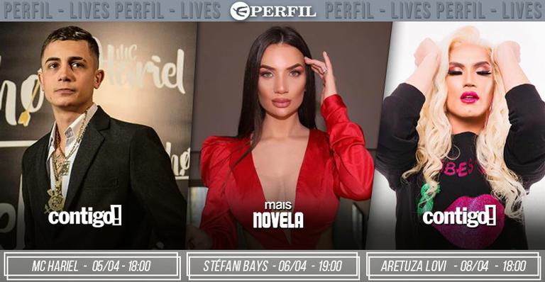 De Mc Hariel a Aretuza Lovi. Agenda de lives da Editora Perfil