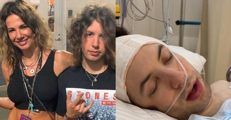 Lucas Jagger, filho de Luciana Gimenez, passa por cirurgia na orelha: ”Ele está bem”