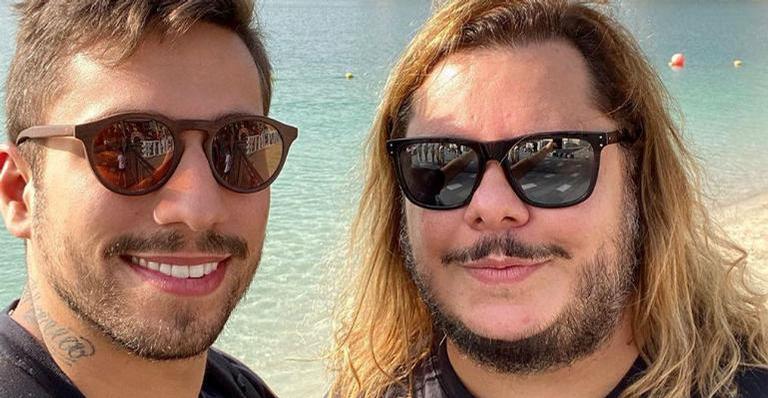 Marcus Majella celebra aniversário do namorado: ”Que parceria linda estamos construindo”