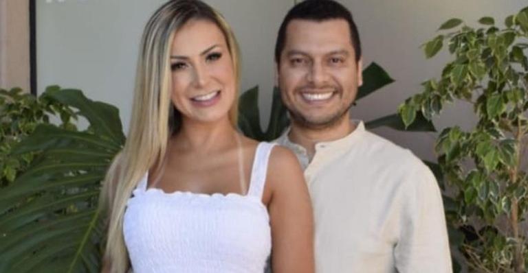 Andressa Urach mostra novas fotos do casamento e se declara para o marido: ”É a parte que faltava”