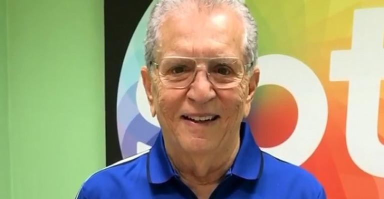 Aos 85 anos de idade, Carlos Alberto de Nóbrega comemora volta ao trabalho