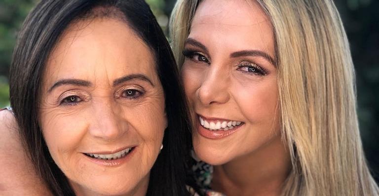 Carla Perez celebra a vacinação da mãe, Ivone, contra a Covid-19: ”Muita ansiedade e emoção”