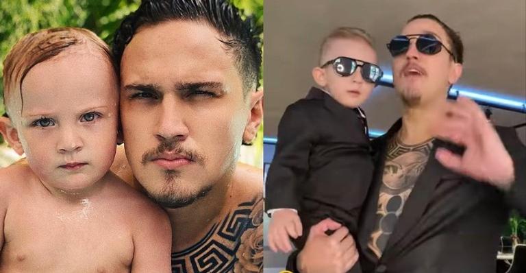 Christian Figueiredo faz dancinha com Gael e os dois aparecem de terno ao final
