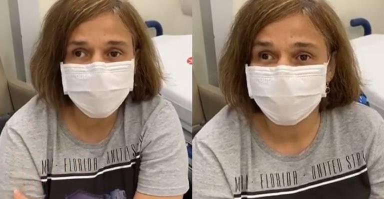 Claudia Rodrigues é internada em hospital de Curitiba: ”Muito dor no corpo”