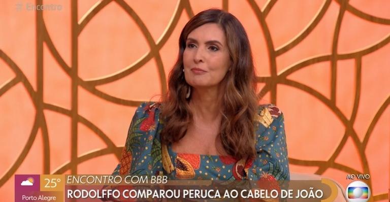 No Encontro, Fátima Bernardes critica justificativa de Rodolffo sobre polêmica: ”Tem que estudar”