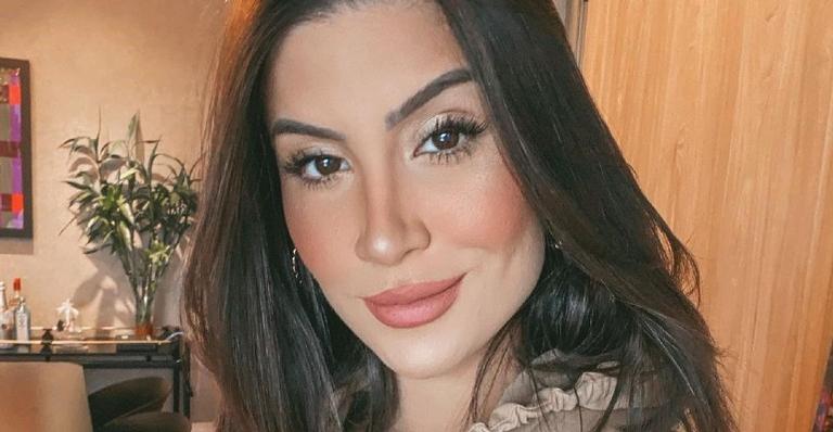 Grávida de 5 meses, Bianca mostra a barriguinha e se derrete: ”Tão grandinho o meu neném”