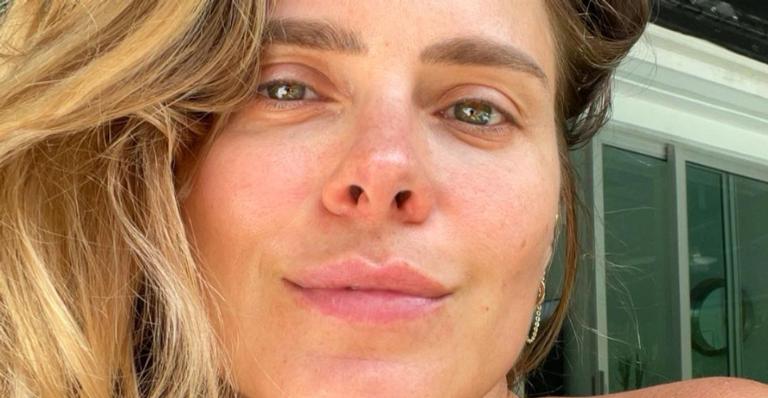 Carolina Dieckmann se emociona com encontro de Lurdes e Domênico em ‘Amor de Mãe’