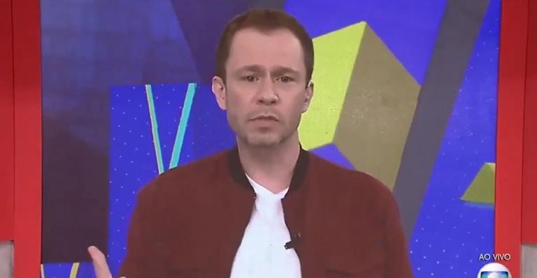 Deu aula! Tiago Leifert conversa com Rodolffo sobre racismo: ”De homem branco pra homem branco!”