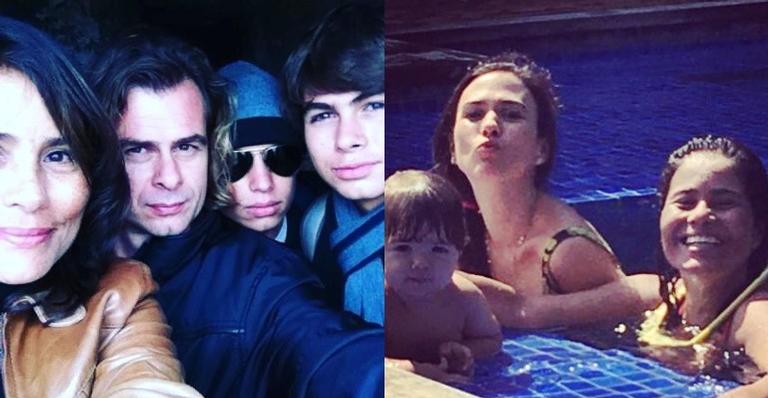 Valeria Alencar relembra momento especial com a família completa e se declara