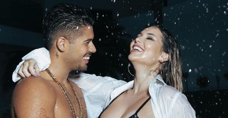 Virginia Fonseca troca beijão com Zé Felipe em clique apaixonado: “Pra sempre nós!”