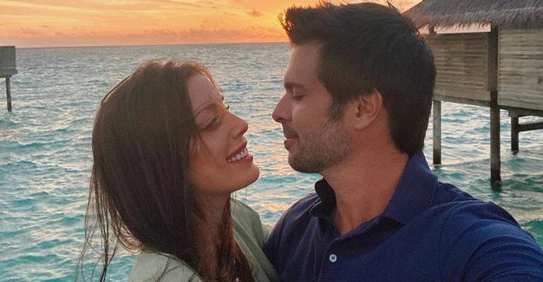 Fabiana Justus comemora 10 anos de casada com Bruno Dancona: ”Me fazendo cada dia mais feliz”