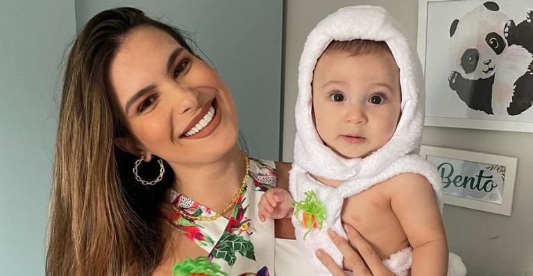 Kamilla Salgado encanta ao exibir o filho logo ao acordar: ”Preguicinha de segunda-feira de manhã”