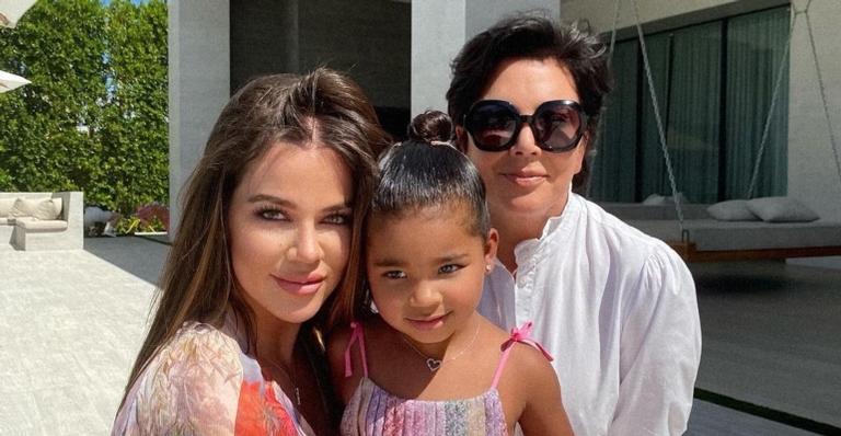 Kris Jenner celebra aniversário da neta, True. ”Eu te amo muito”
