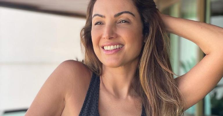 Patrícia Poeta aparece belíssima durante o home office e web elogia: ”Maravilhosa!”