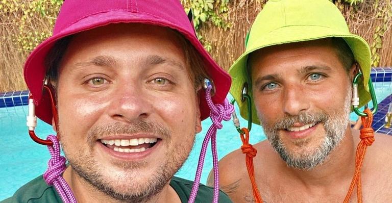 Léo Fuchs comemora aniversário de Bruno Gagliasso com bela declaração: ”Te amo muito”