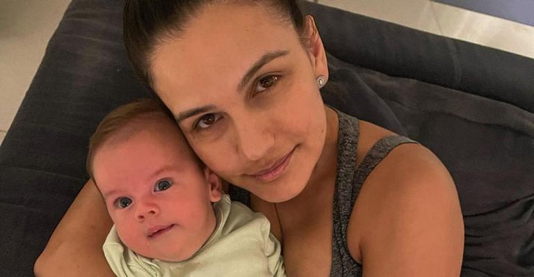 Kyra Gracie se derrete ao posar coladinha com o filho, Rayan: ”Não consigo parar de beijar”
