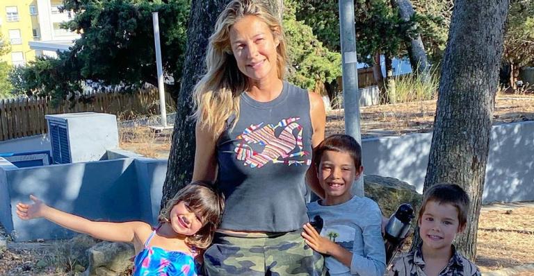 Luana Piovani se derrete pelos filhos com clique fofíssimo e encanta web: ”O maior tesouro”